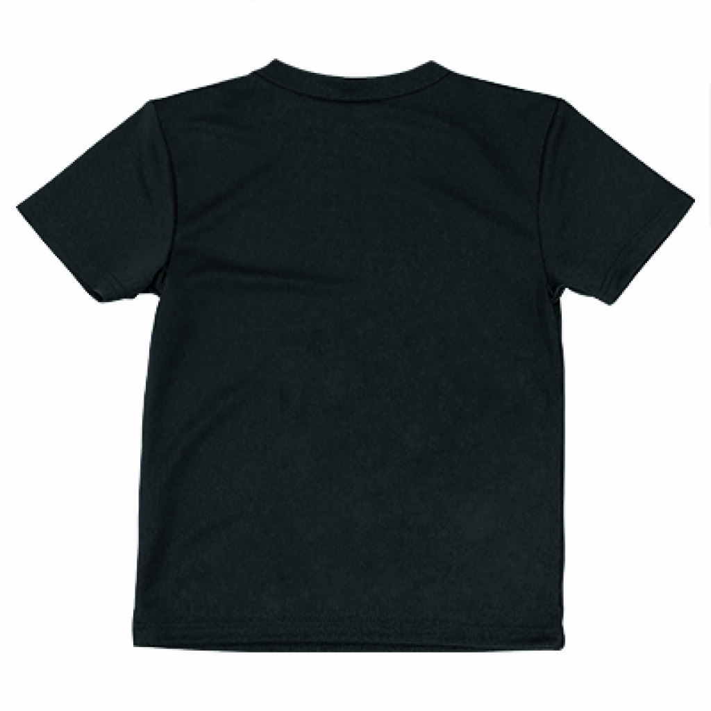 【キッズ】キャンプくま兄弟ドライTシャツ(ブラック)