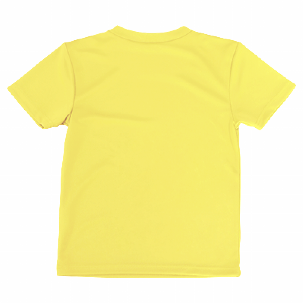 【キッズ】だるまさんが夏休みに虫取りしたドライTシャツ(イエロー)