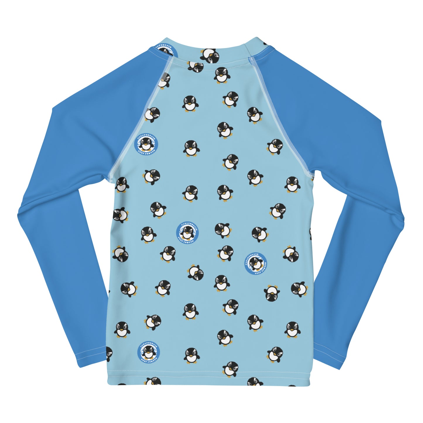 【キッズ】ペンギン柄 キッズラッシュガード