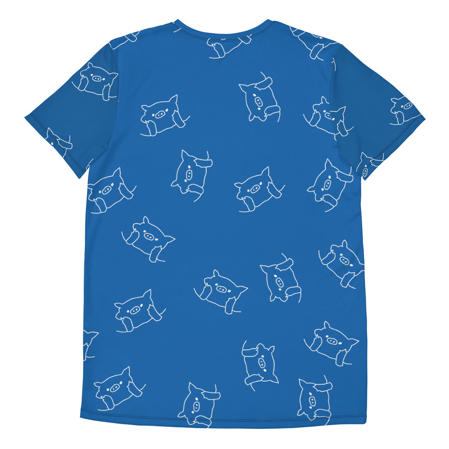 とんかつブタ 全面プリントTシャツ