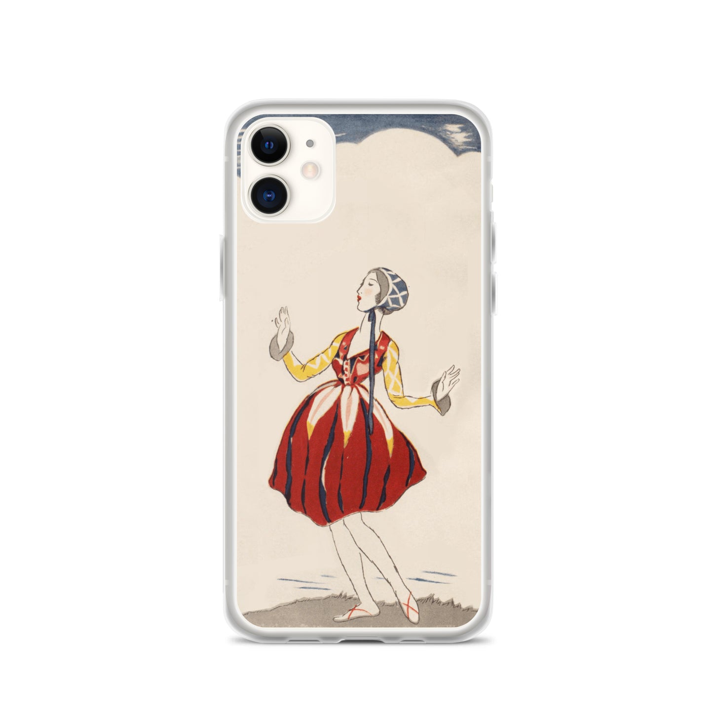 大正レトロ 竹久夢二柄 iPhoneケース