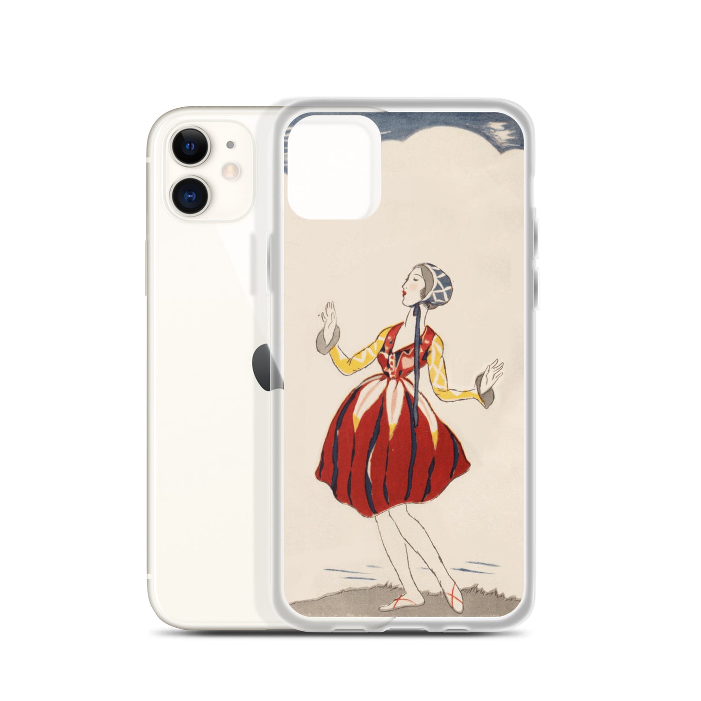 大正レトロ 竹久夢二柄 iPhoneケース