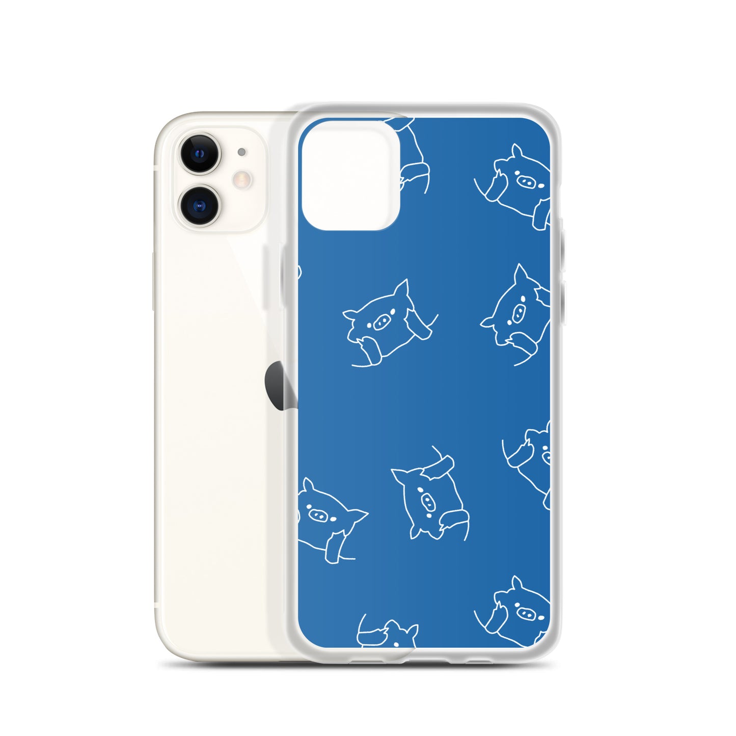 とんかつブタ ランダム柄 スマホケース02