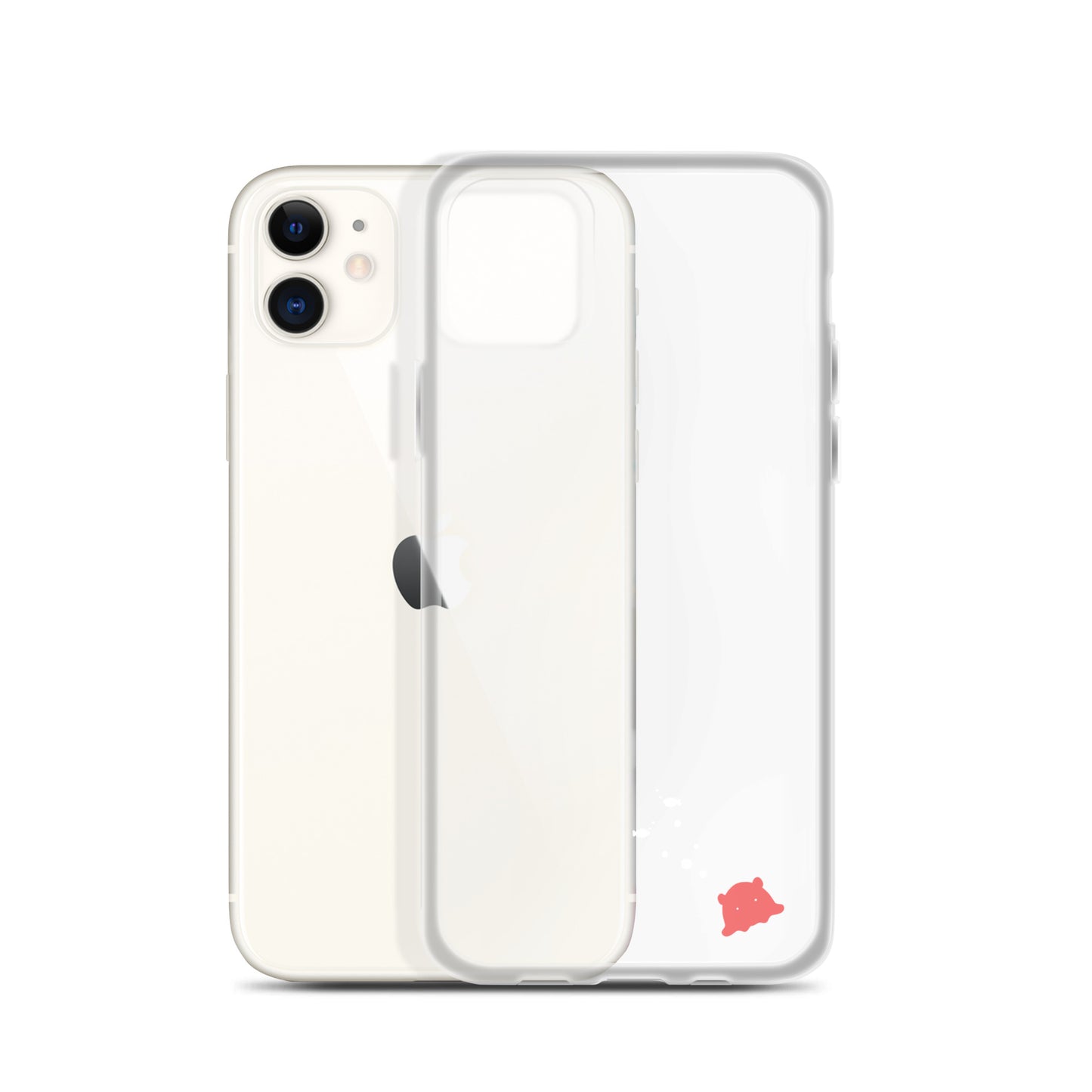 めんだこ&おさかなシルエット iPhoneケース