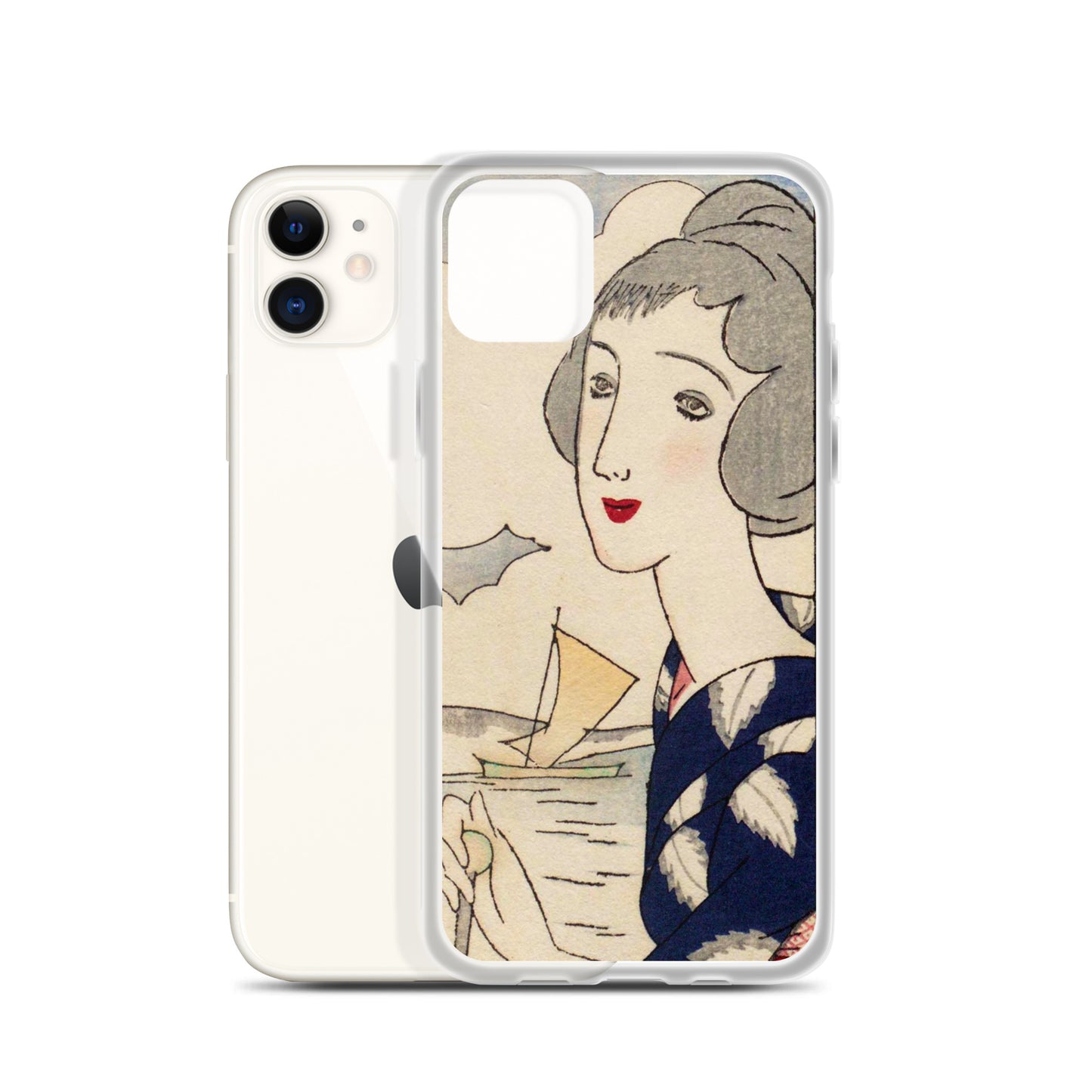 大正レトロ 竹久夢二柄 iPhoneケース02