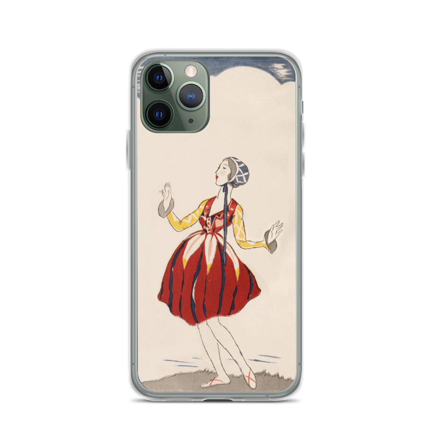 大正レトロ 竹久夢二柄 iPhoneケース