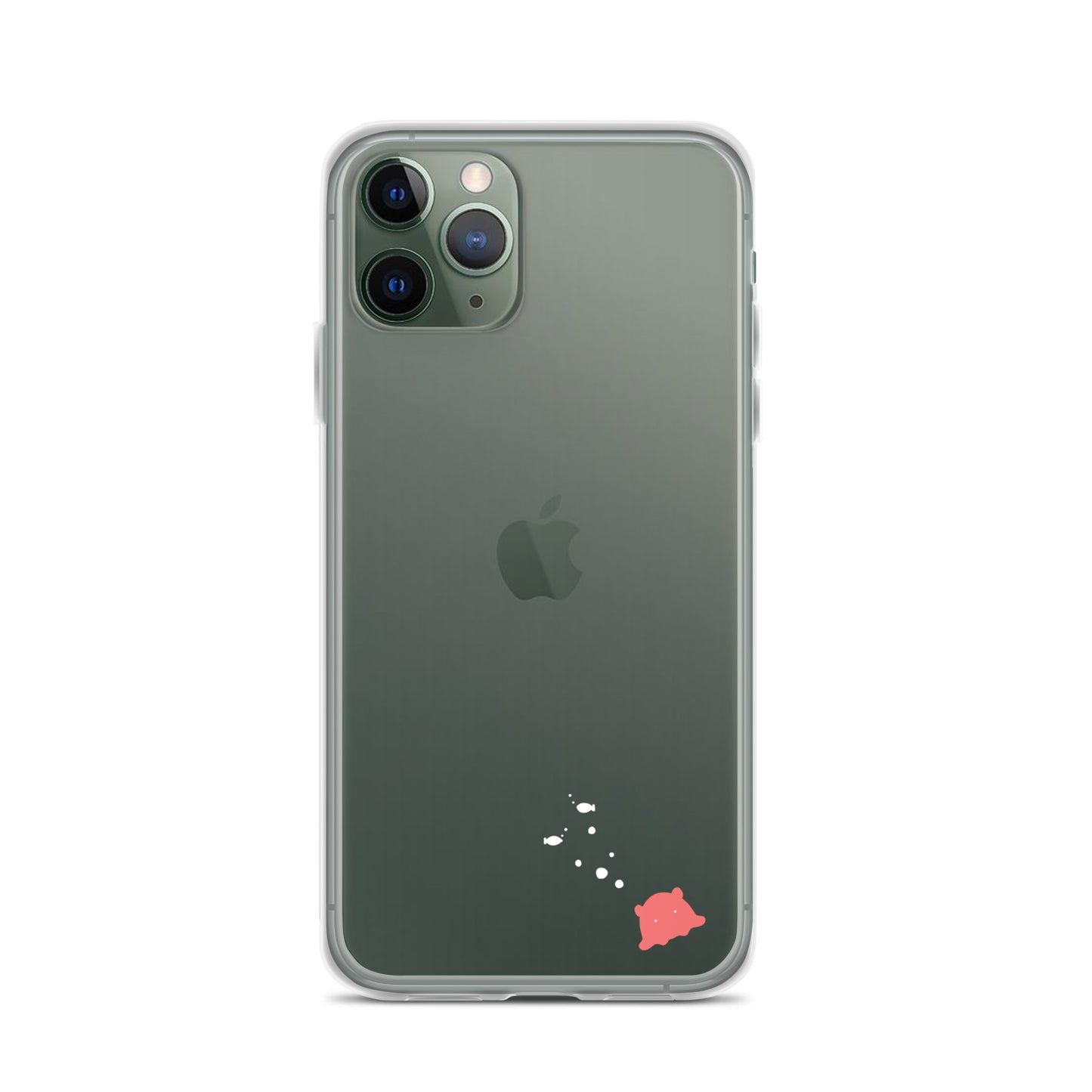 めんだこ&おさかなシルエット iPhoneケース