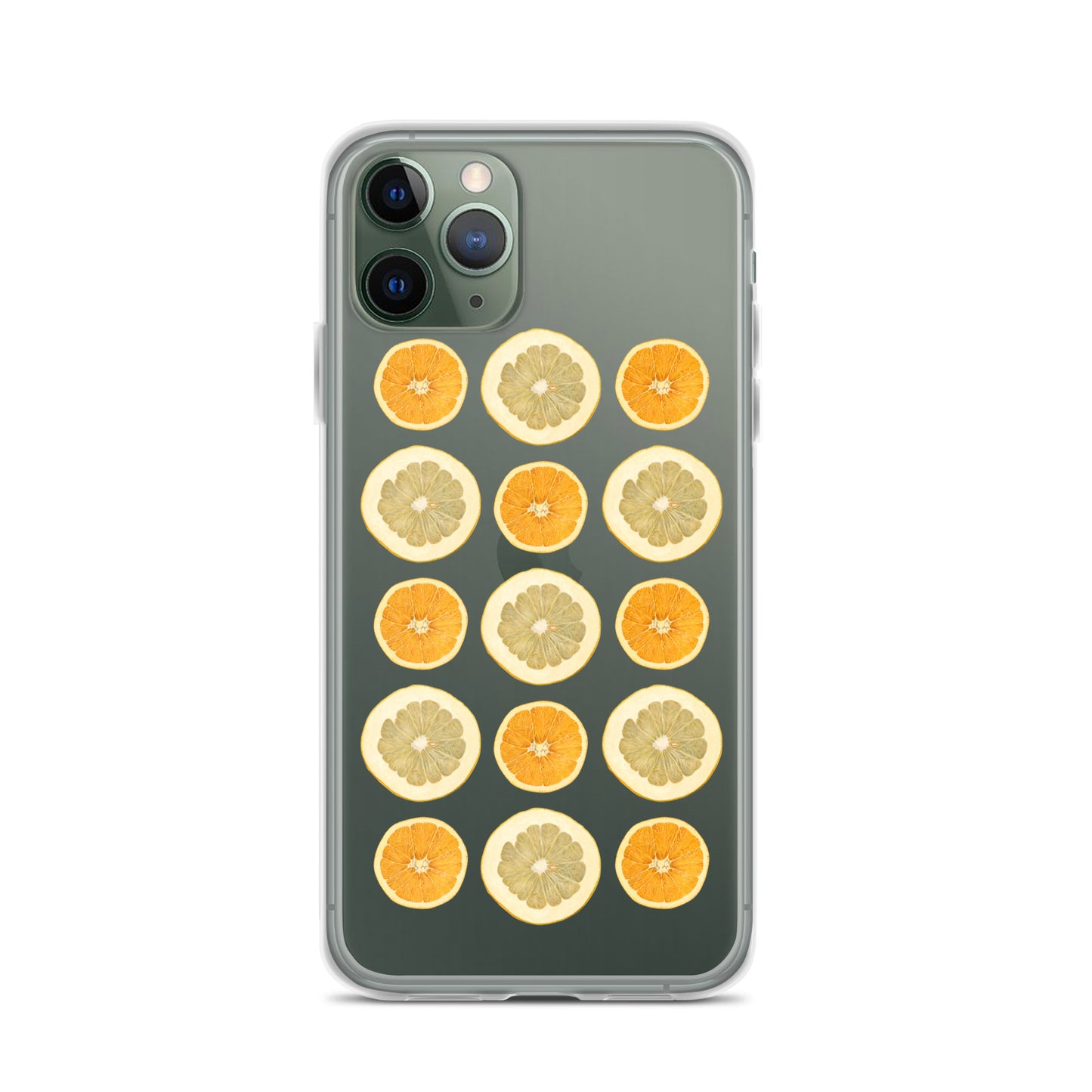 フルーツ輪切り(オレンジ&グレープフルーツ) iPhoneケース