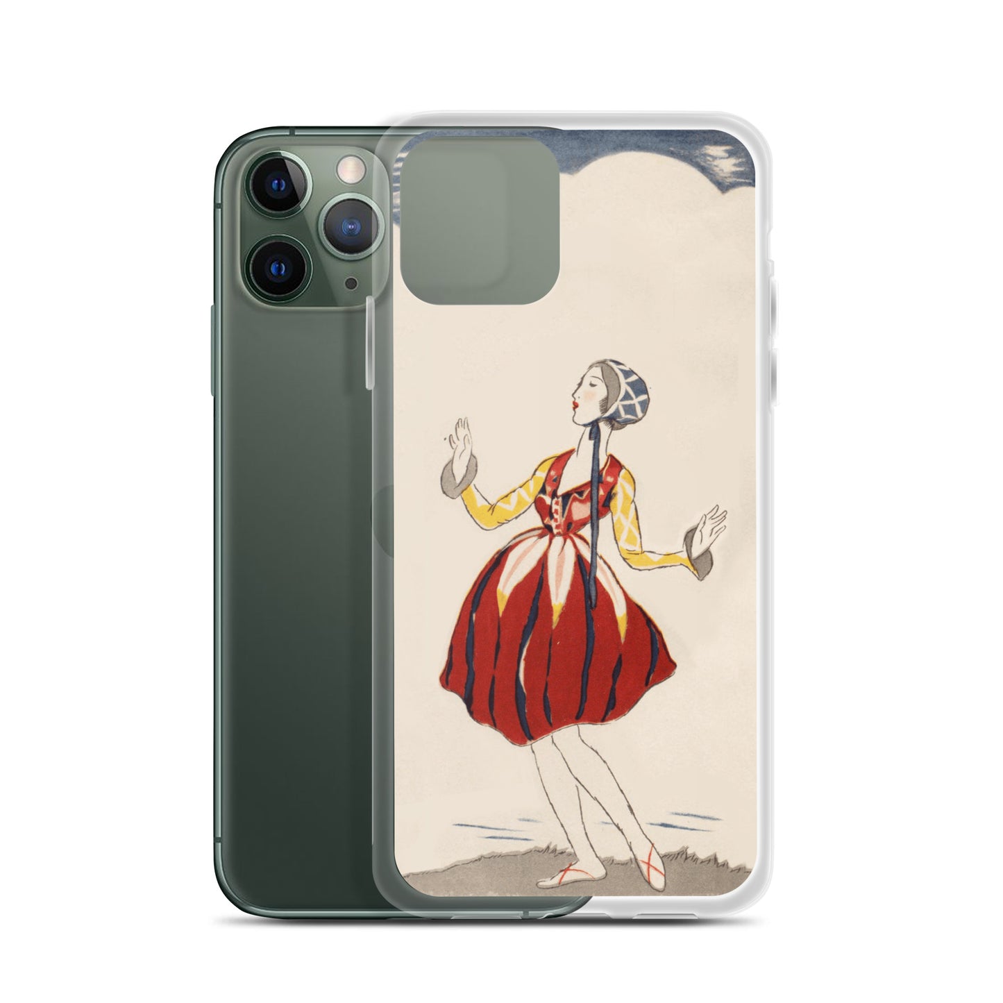 大正レトロ 竹久夢二柄 iPhoneケース