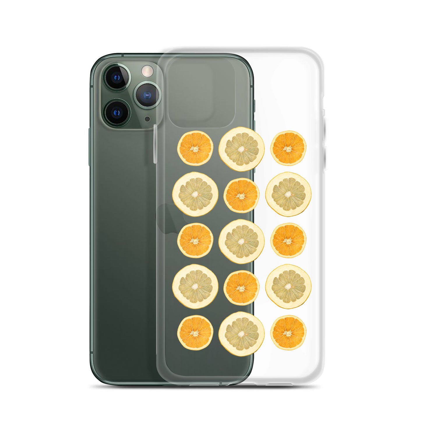フルーツ輪切り(オレンジ&グレープフルーツ) iPhoneケース