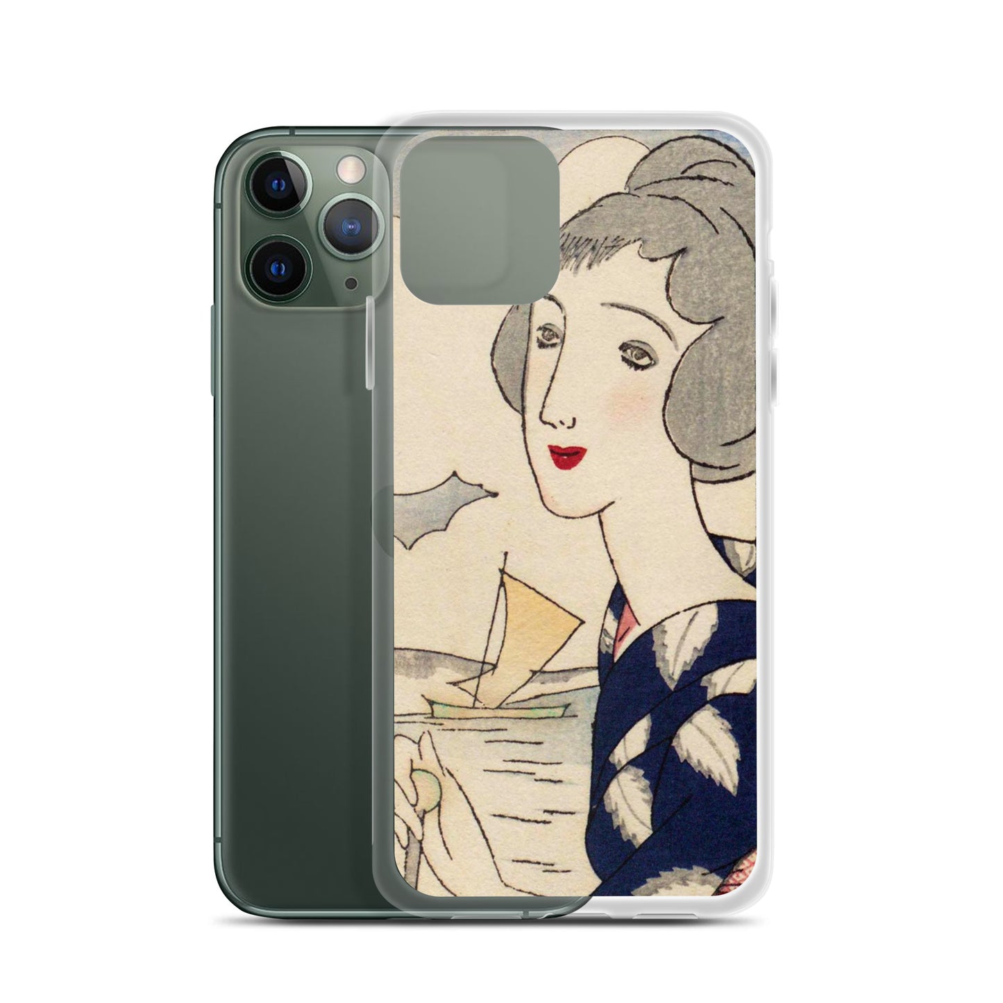 大正レトロ 竹久夢二柄 iPhoneケース02