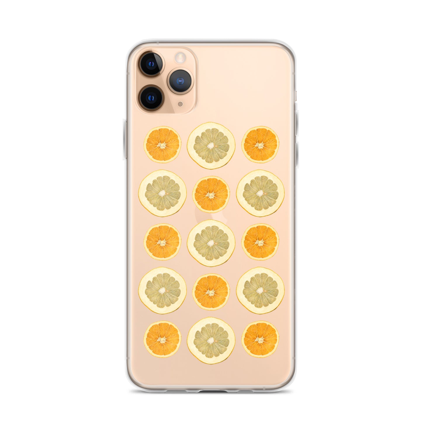 フルーツ輪切り(オレンジ&グレープフルーツ) iPhoneケース