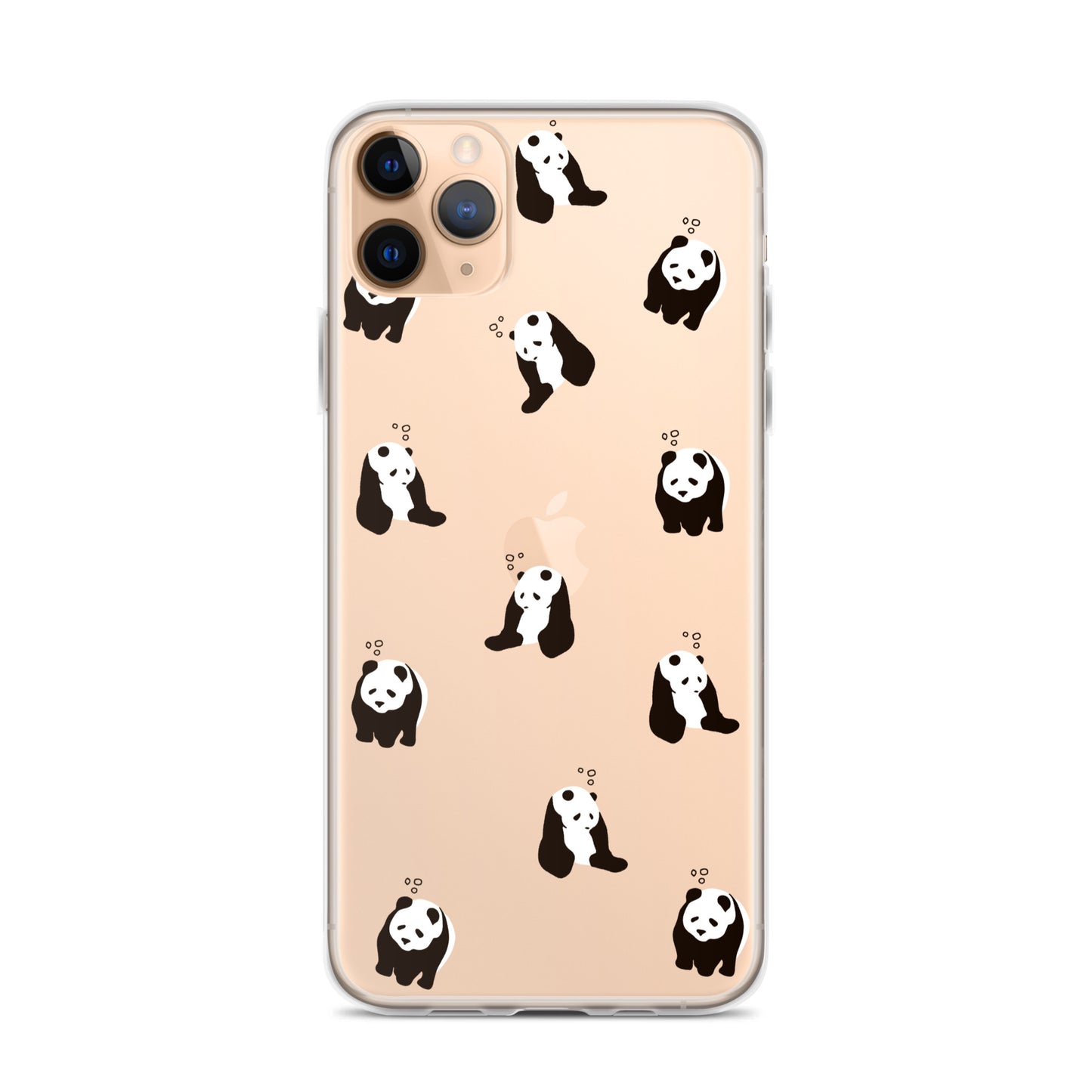 パンダ 眠たい iPhoneケース