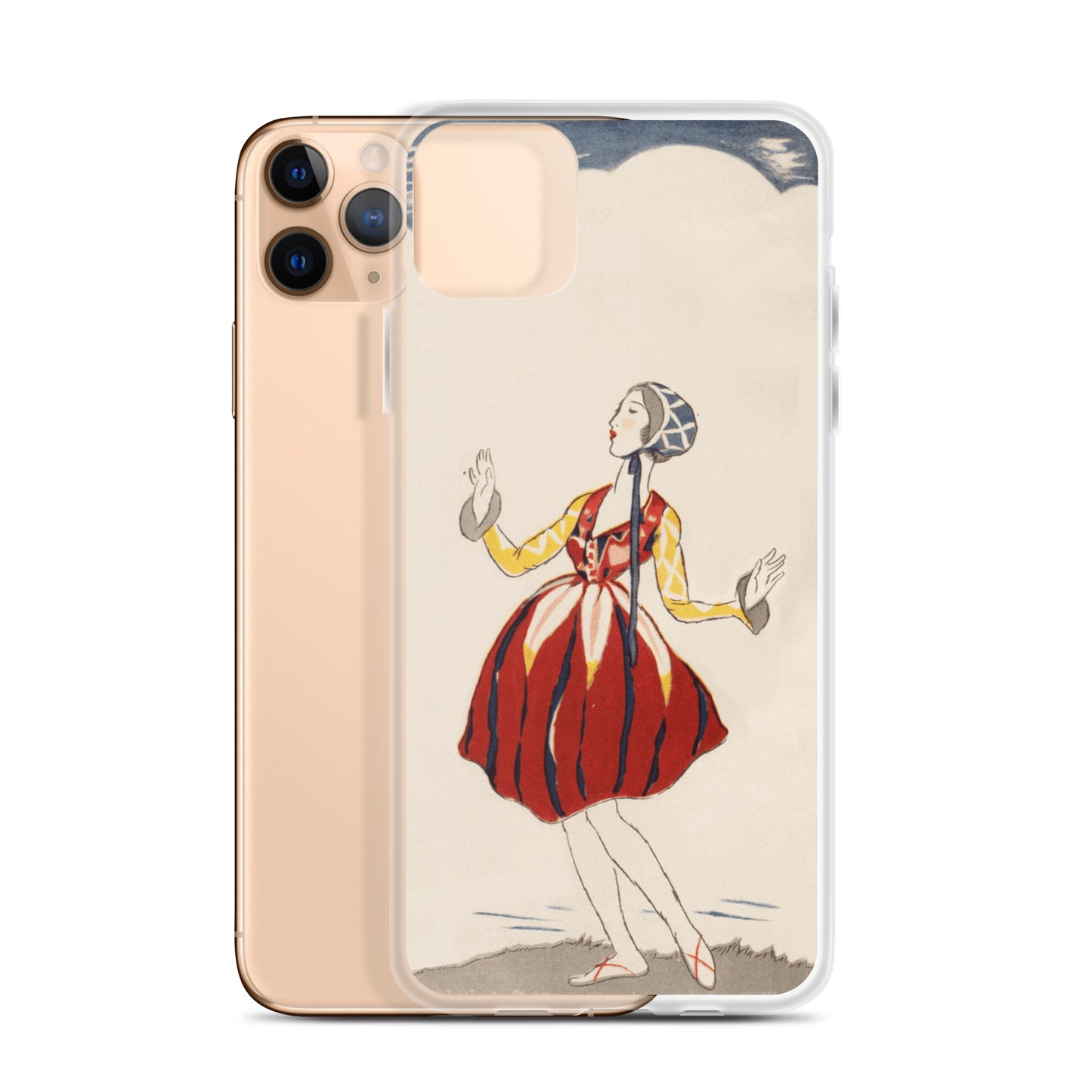 大正レトロ 竹久夢二柄 iPhoneケース