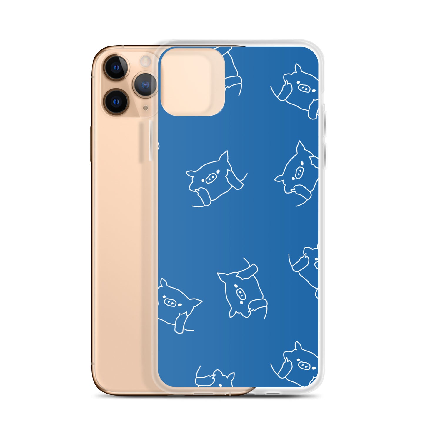 とんかつブタ ランダム柄 スマホケース02