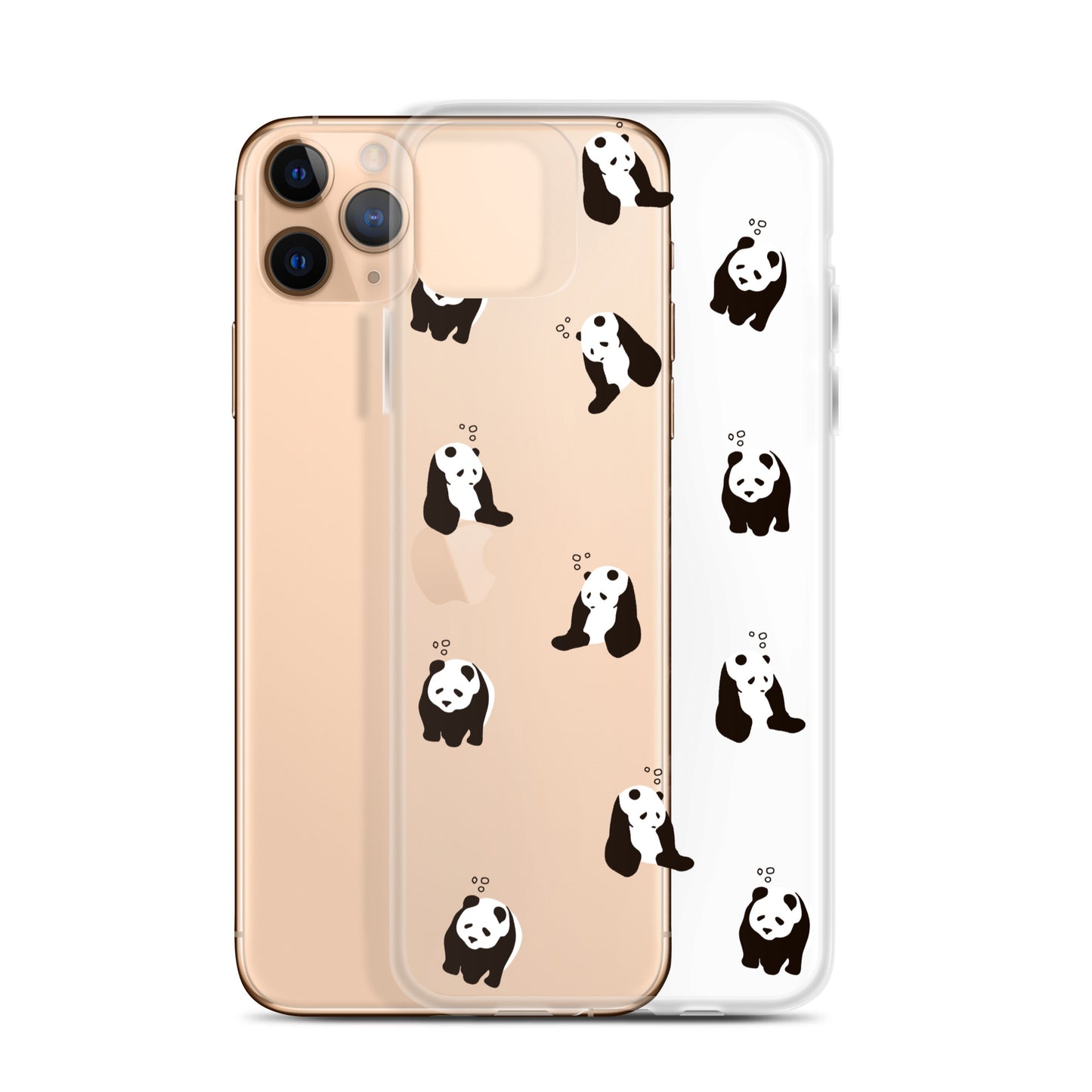 パンダ 眠たい iPhoneケース