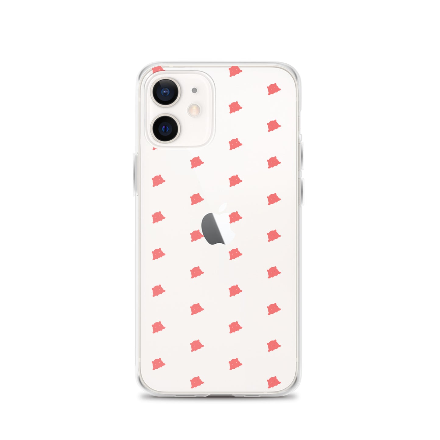 めんだこシルエットパターンiPhoneケース
