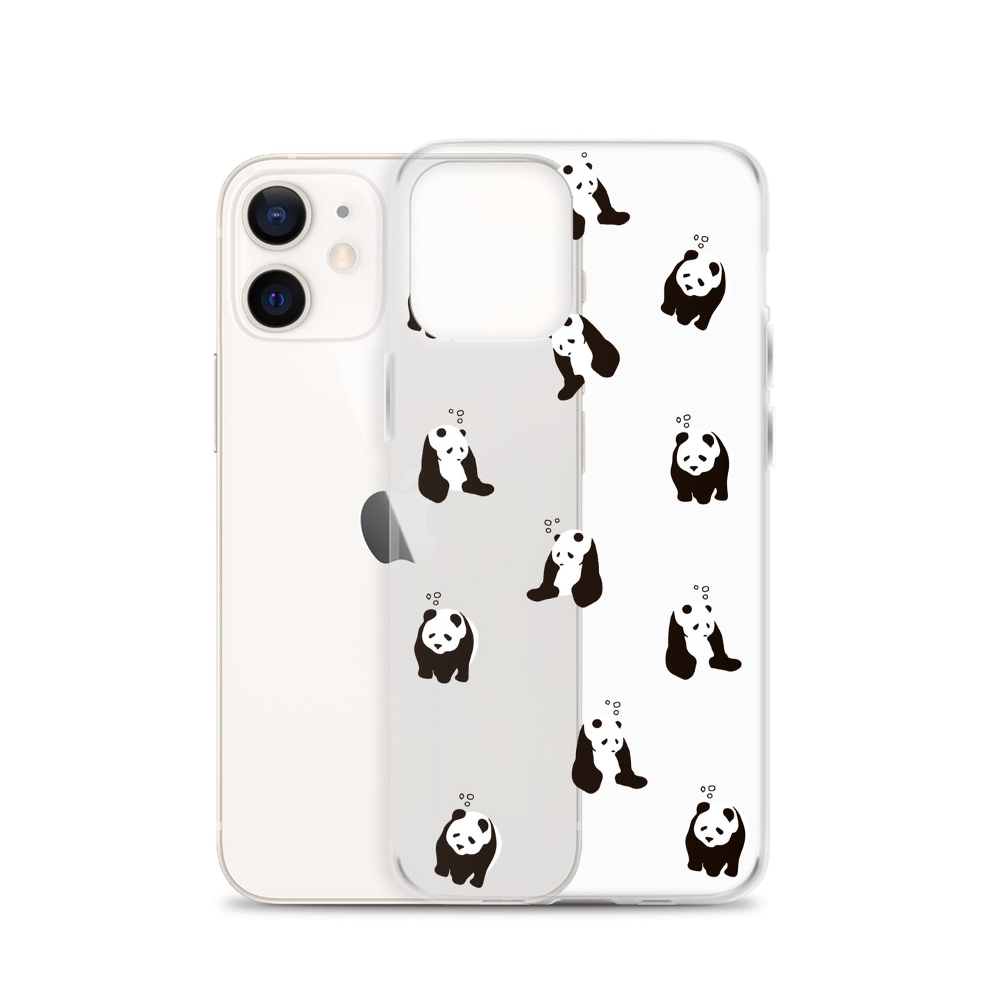 パンダ 眠たい iPhoneケース