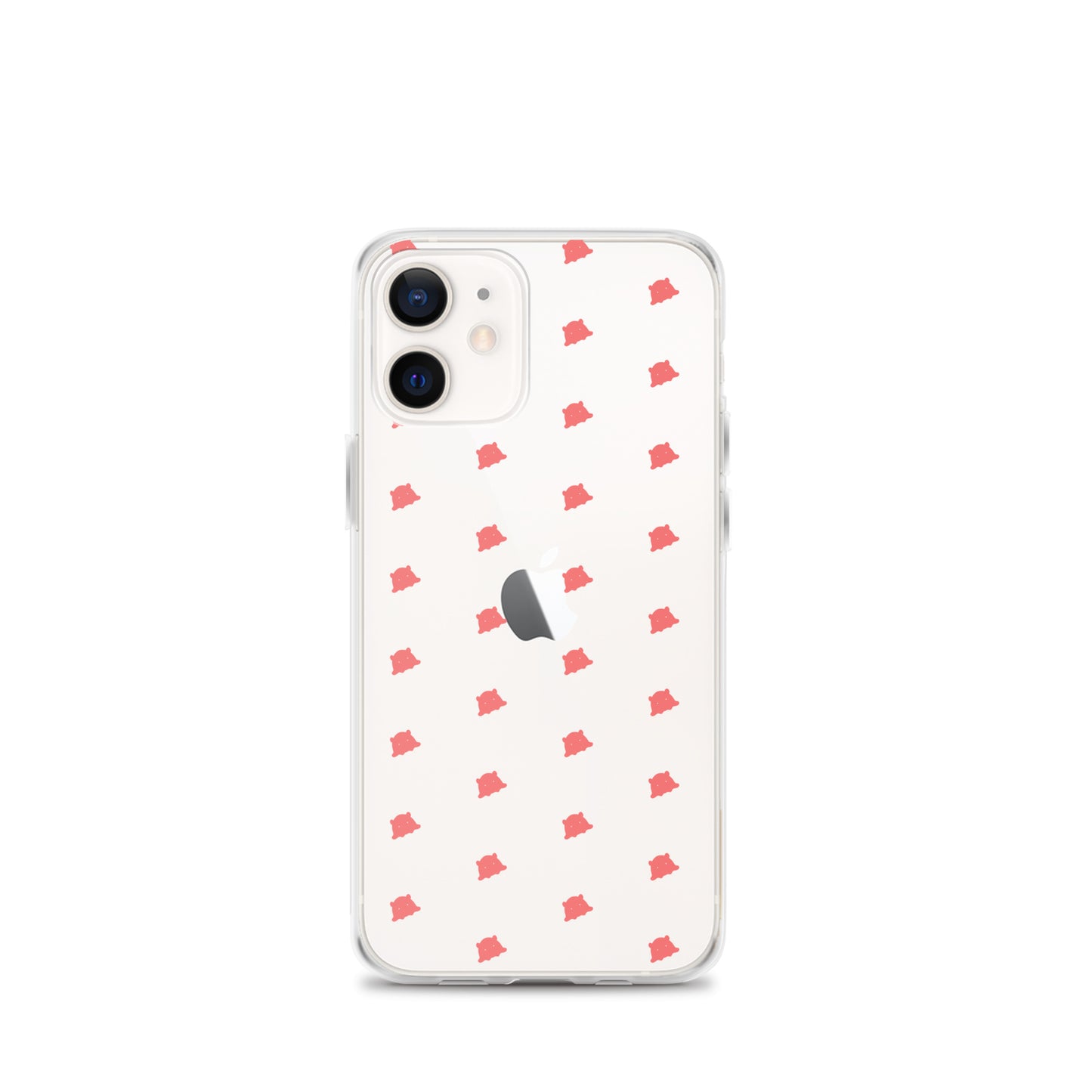 めんだこシルエットパターンiPhoneケース