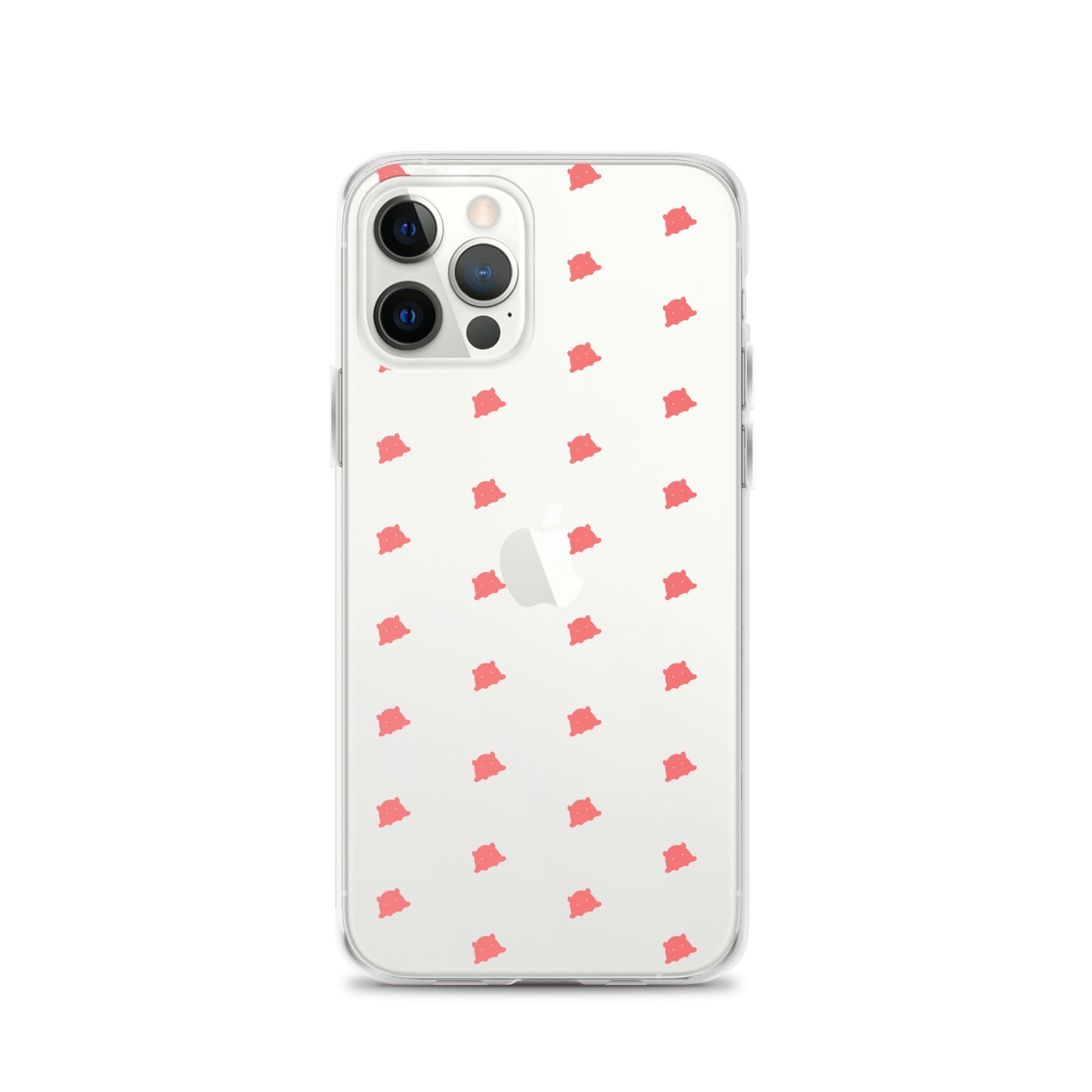 めんだこシルエットパターンiPhoneケース