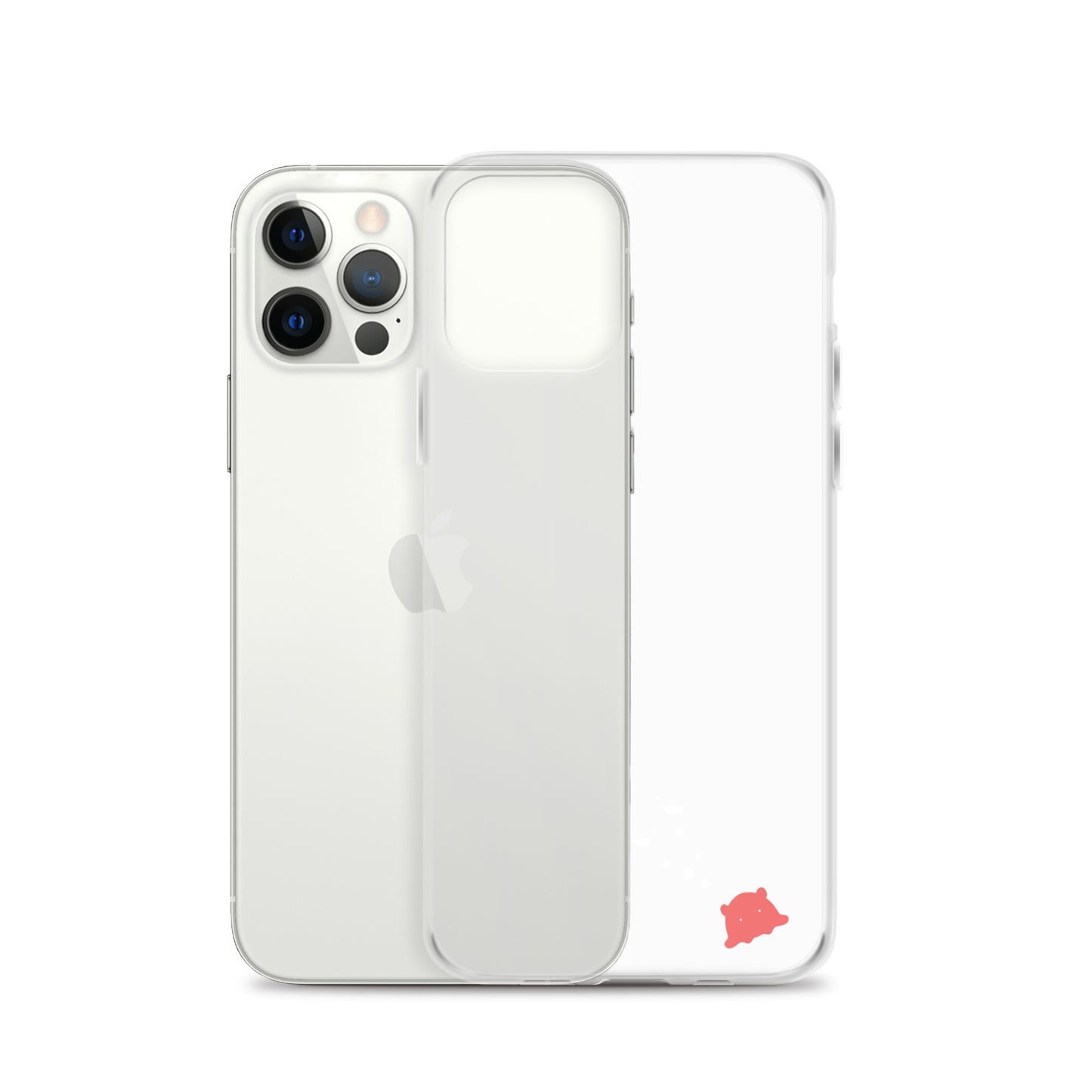 めんだこ&おさかなシルエット iPhoneケース