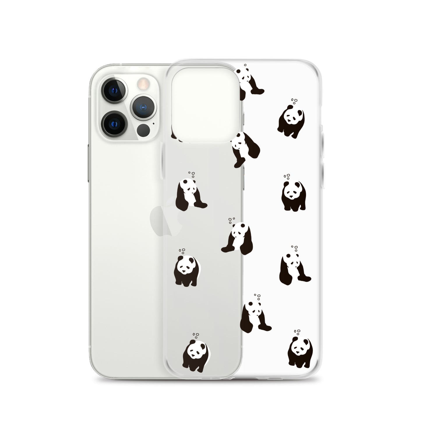 パンダ 眠たい iPhoneケース
