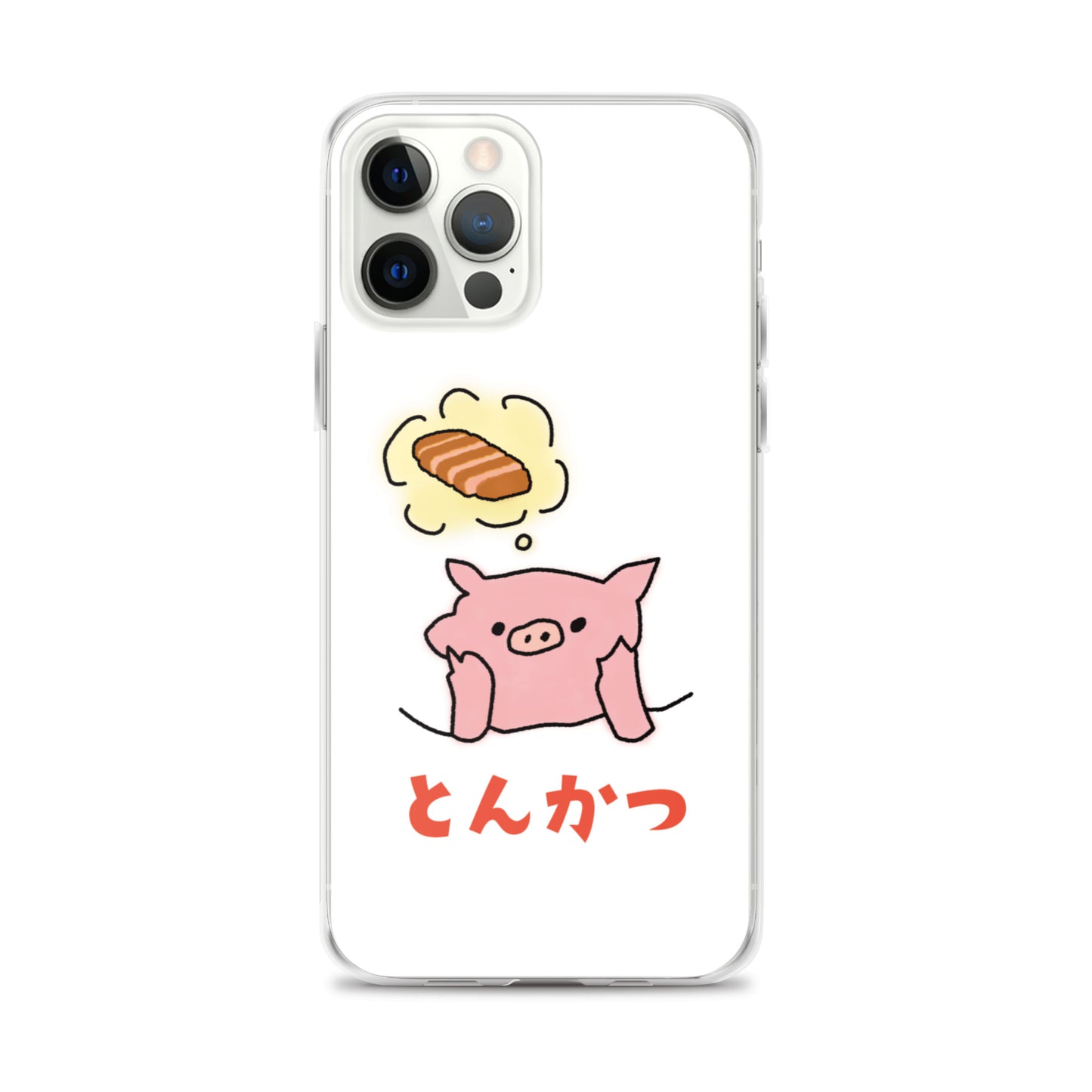 とんかつブタ iPhoneケース
