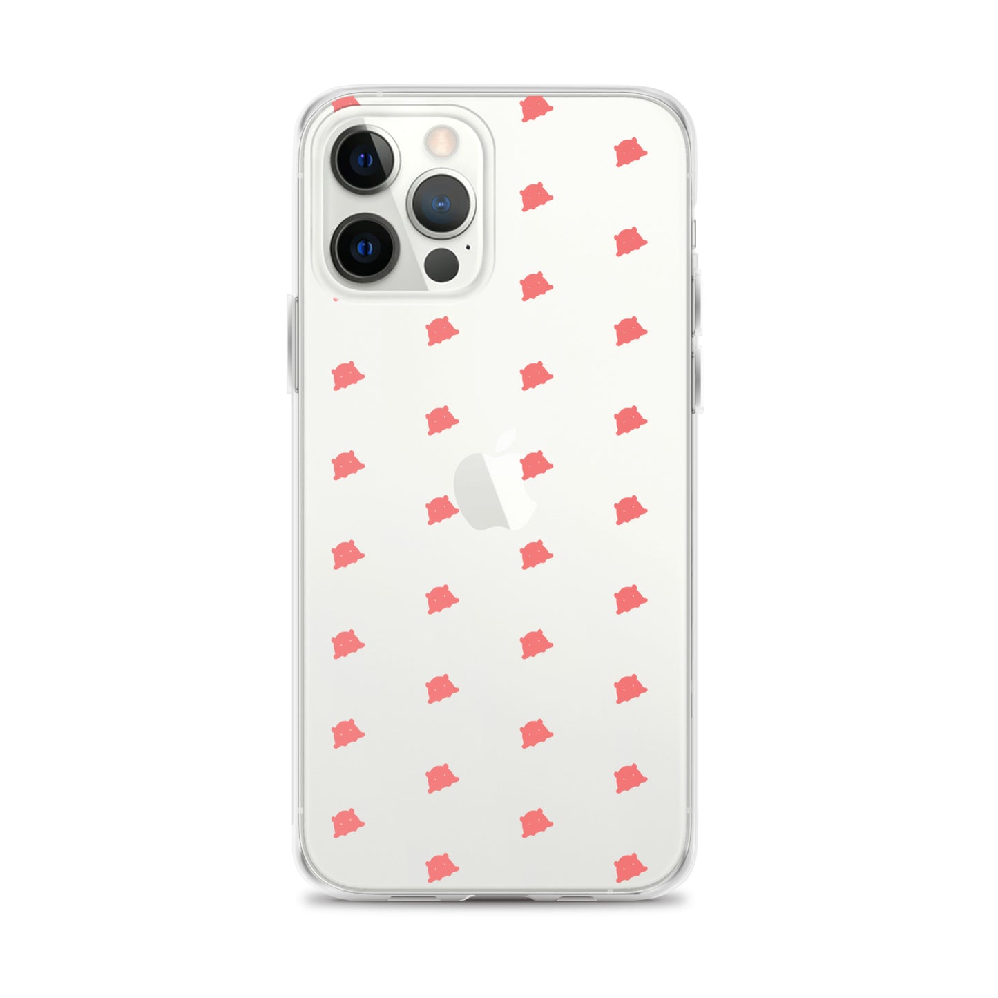 めんだこシルエットパターンiPhoneケース
