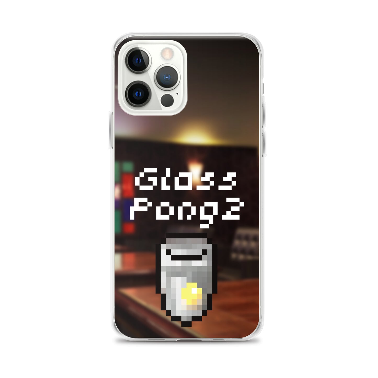 Glass Pong2 dot iPhoneケース(背景あり)