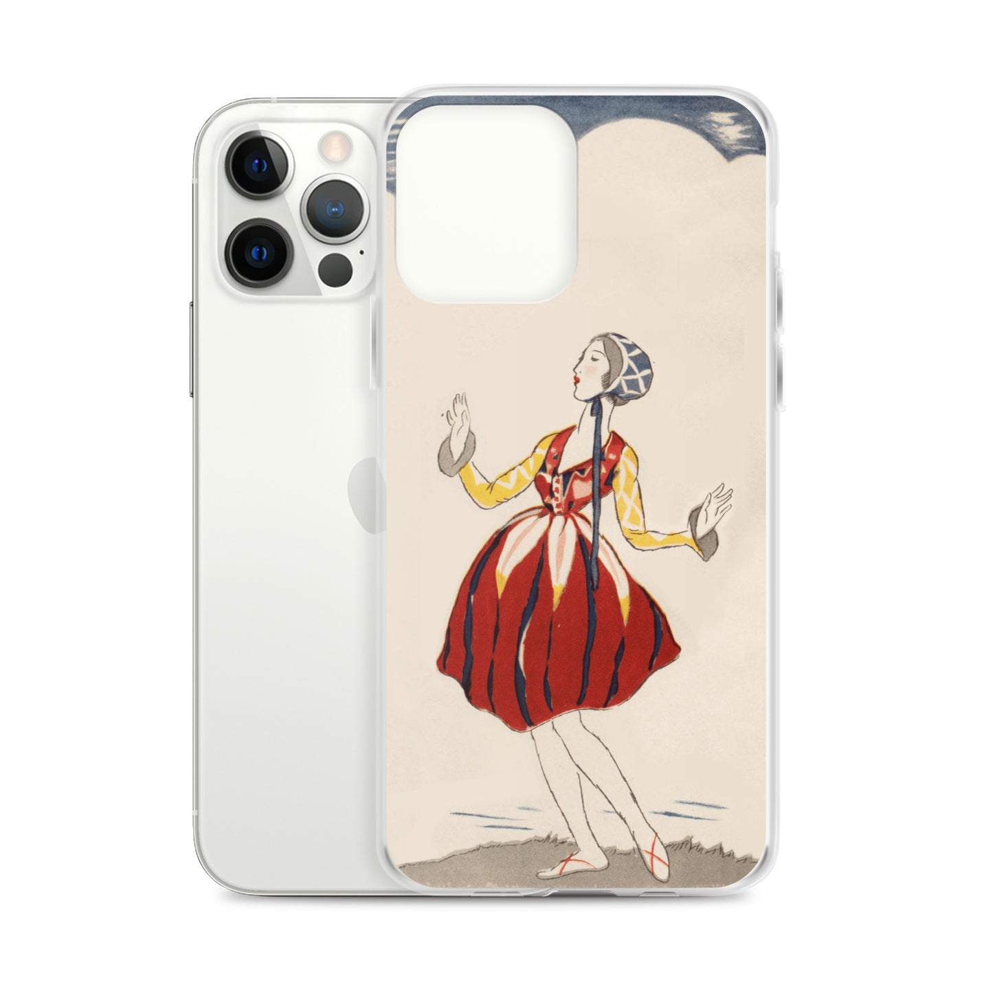 大正レトロ 竹久夢二柄 iPhoneケース