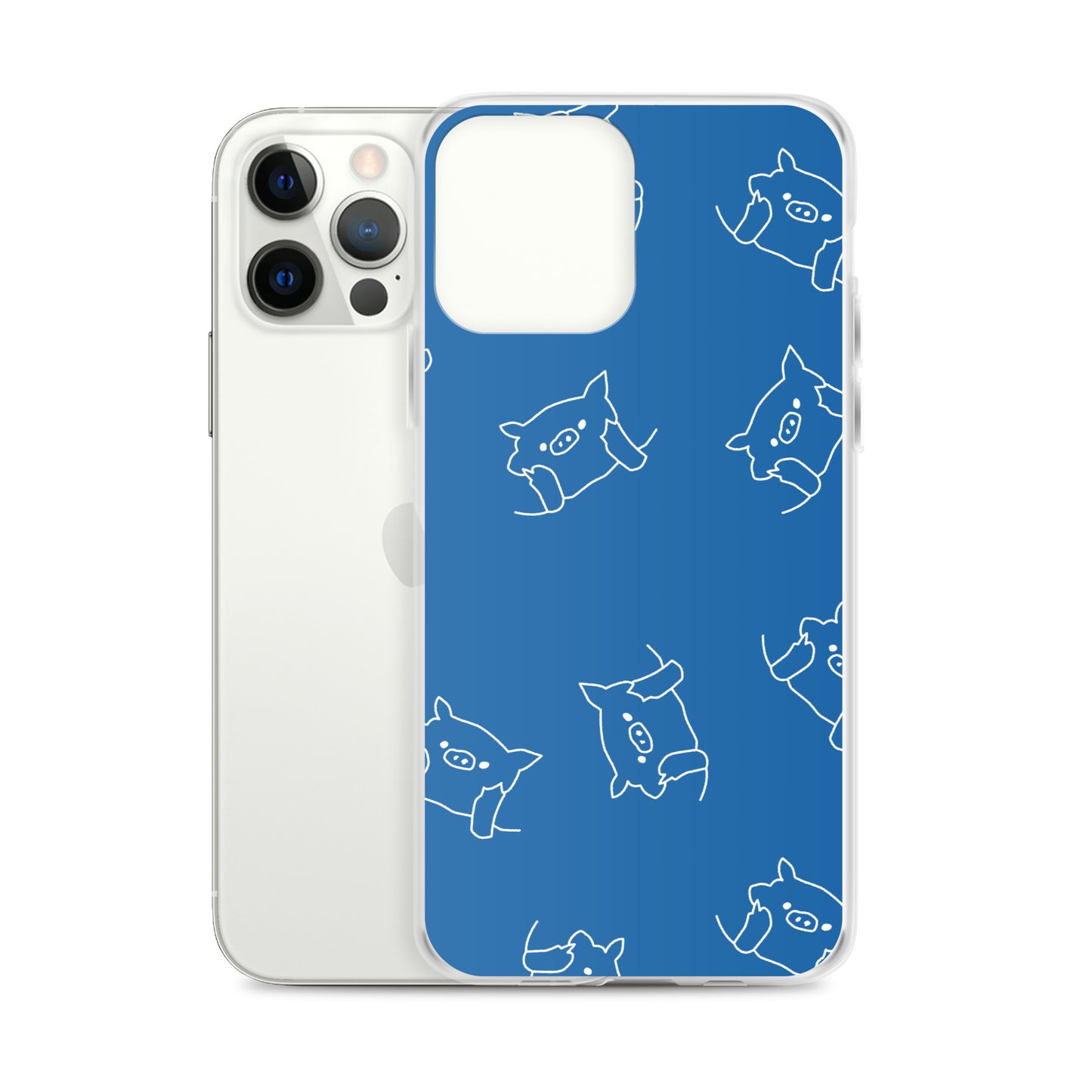 とんかつブタ ランダム柄 スマホケース02