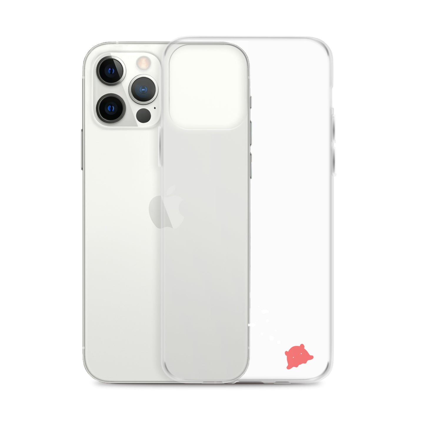 めんだこ&おさかなシルエット iPhoneケース