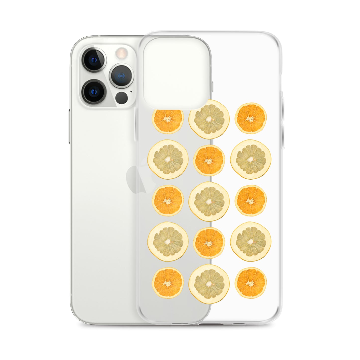 フルーツ輪切り(オレンジ&グレープフルーツ) iPhoneケース