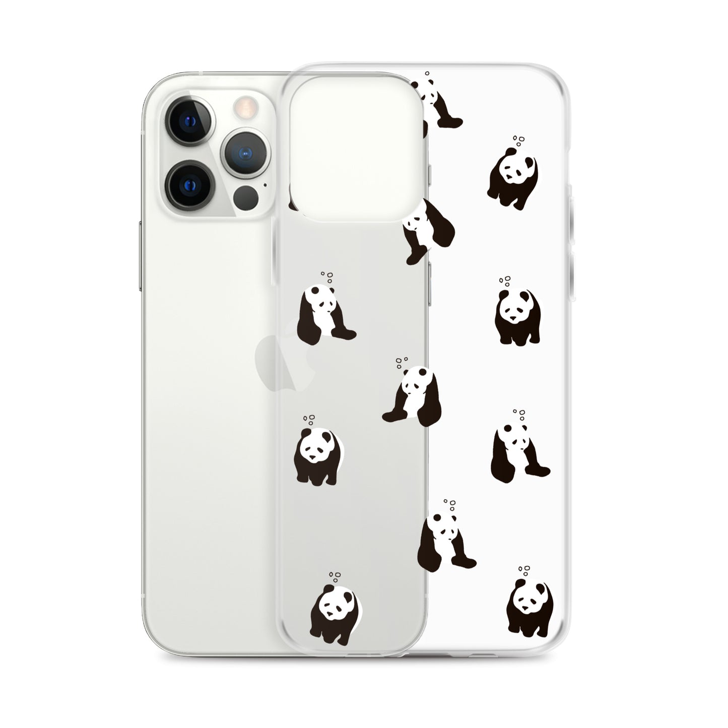 パンダ 眠たい iPhoneケース