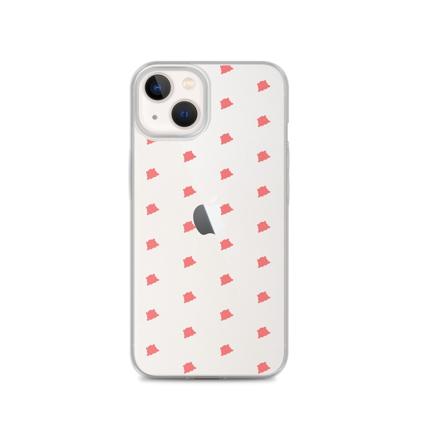 めんだこシルエットパターンiPhoneケース