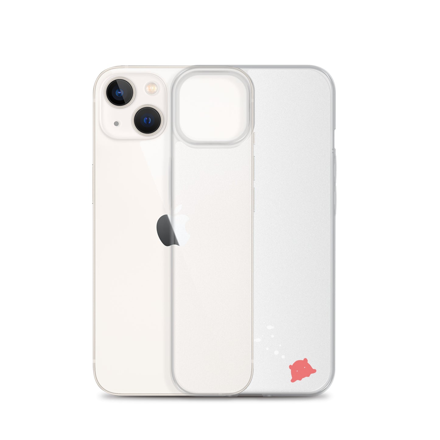 めんだこ&おさかなシルエット iPhoneケース