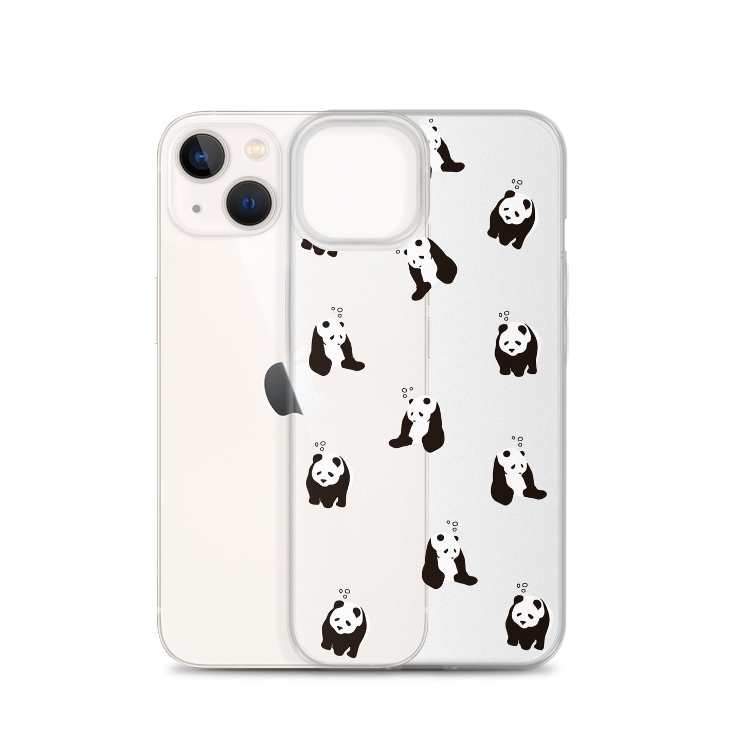 パンダ 眠たい iPhoneケース