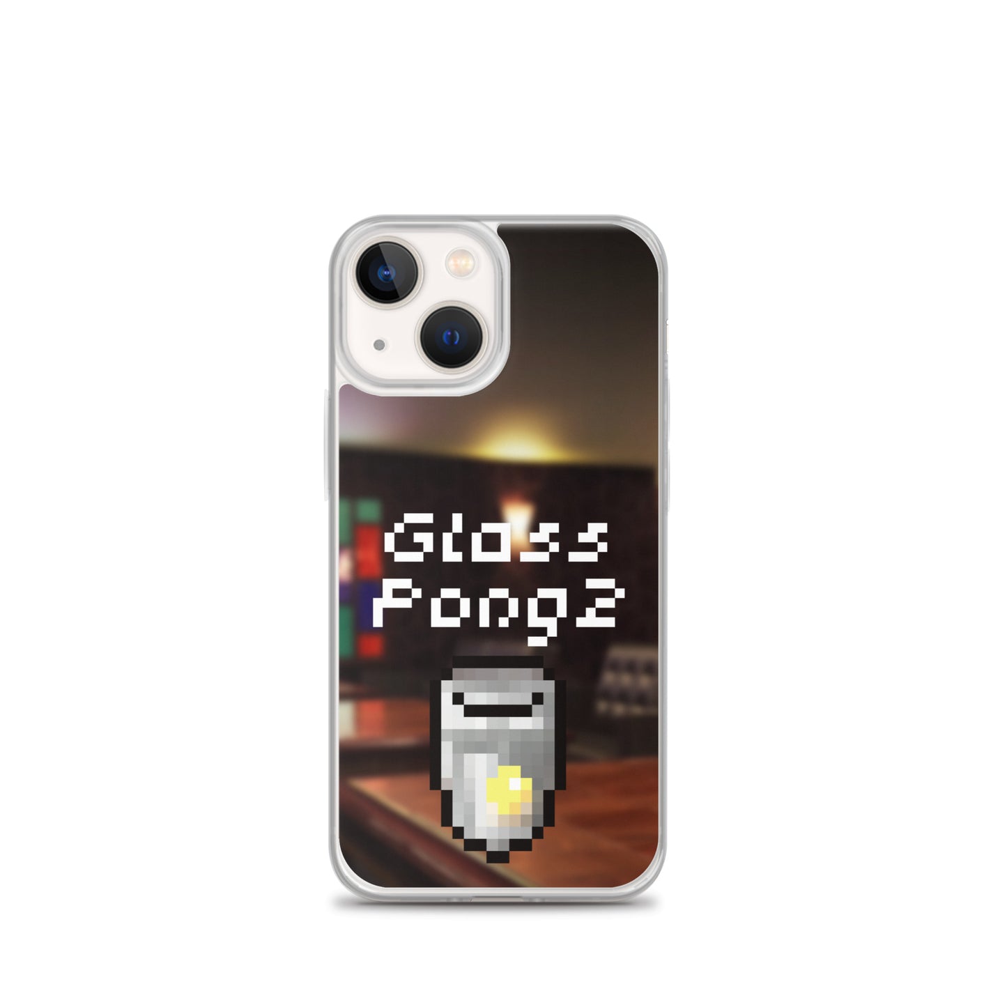 Glass Pong2 dot iPhoneケース(背景あり)