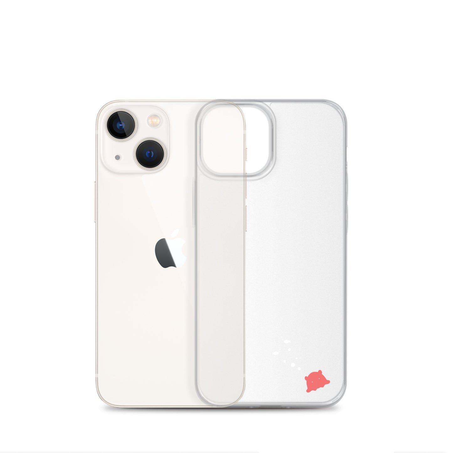めんだこ&おさかなシルエット iPhoneケース