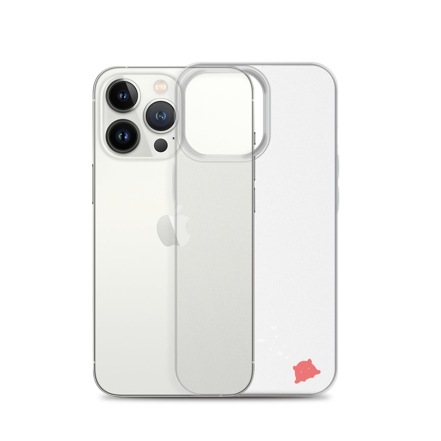 めんだこ&おさかなシルエット iPhoneケース