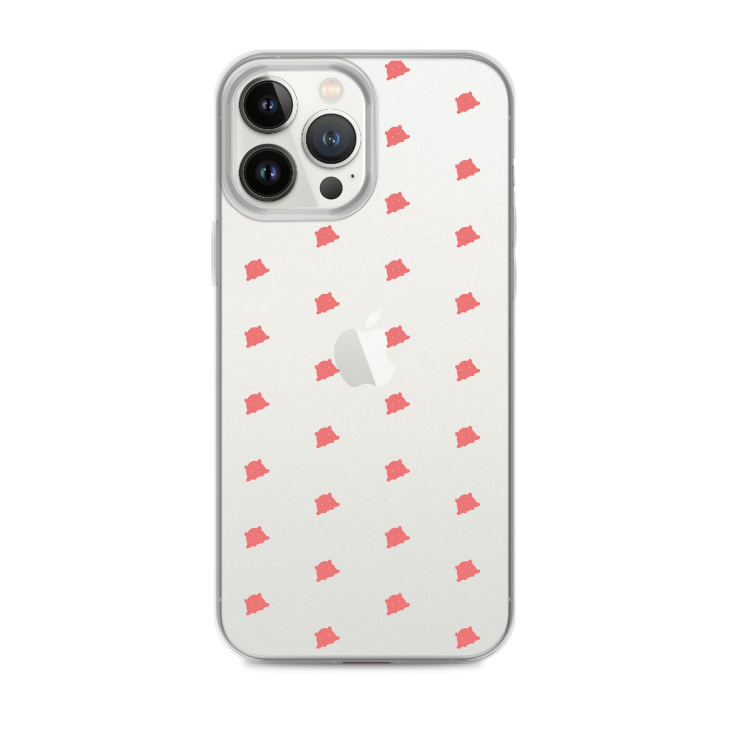 めんだこシルエットパターンiPhoneケース