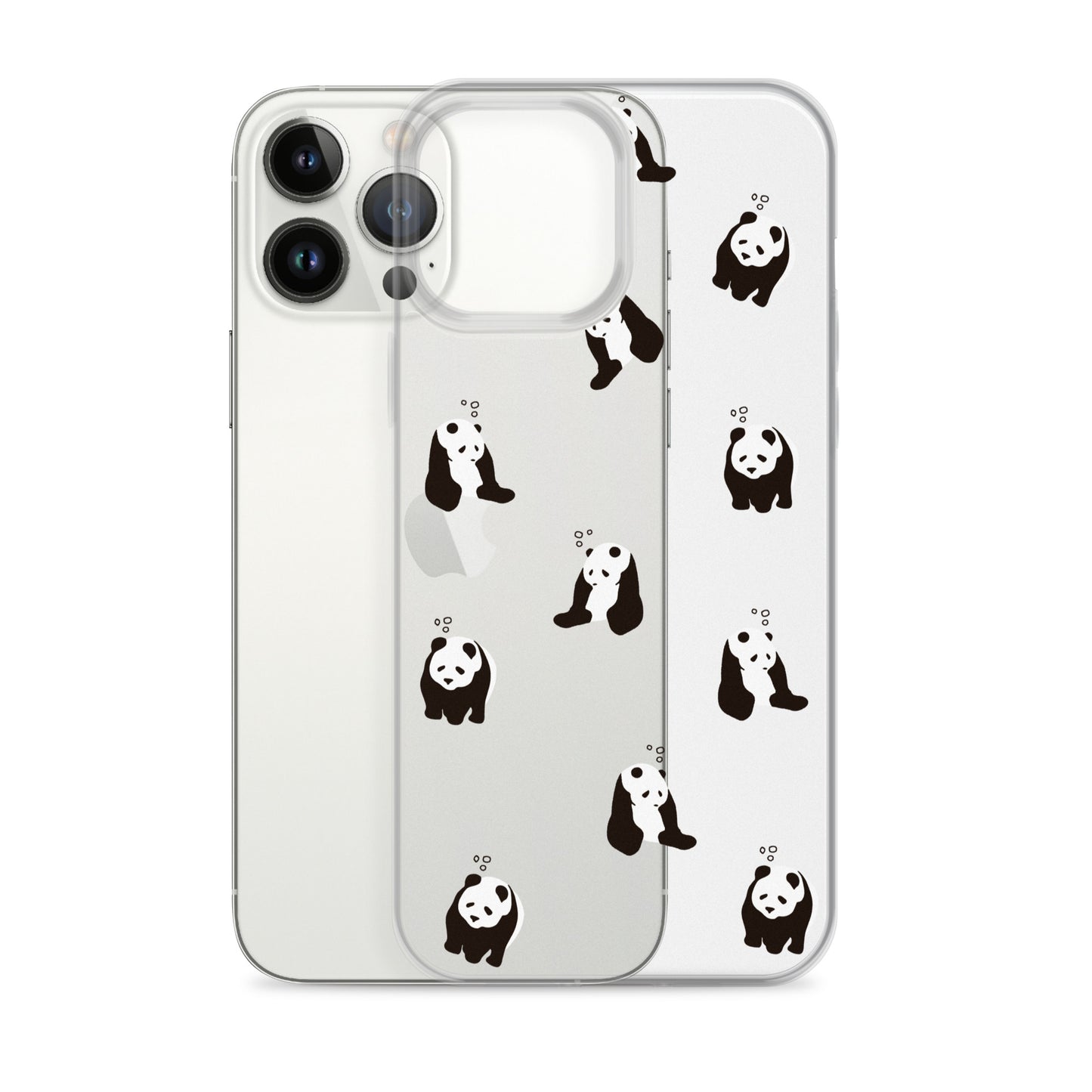 パンダ 眠たい iPhoneケース
