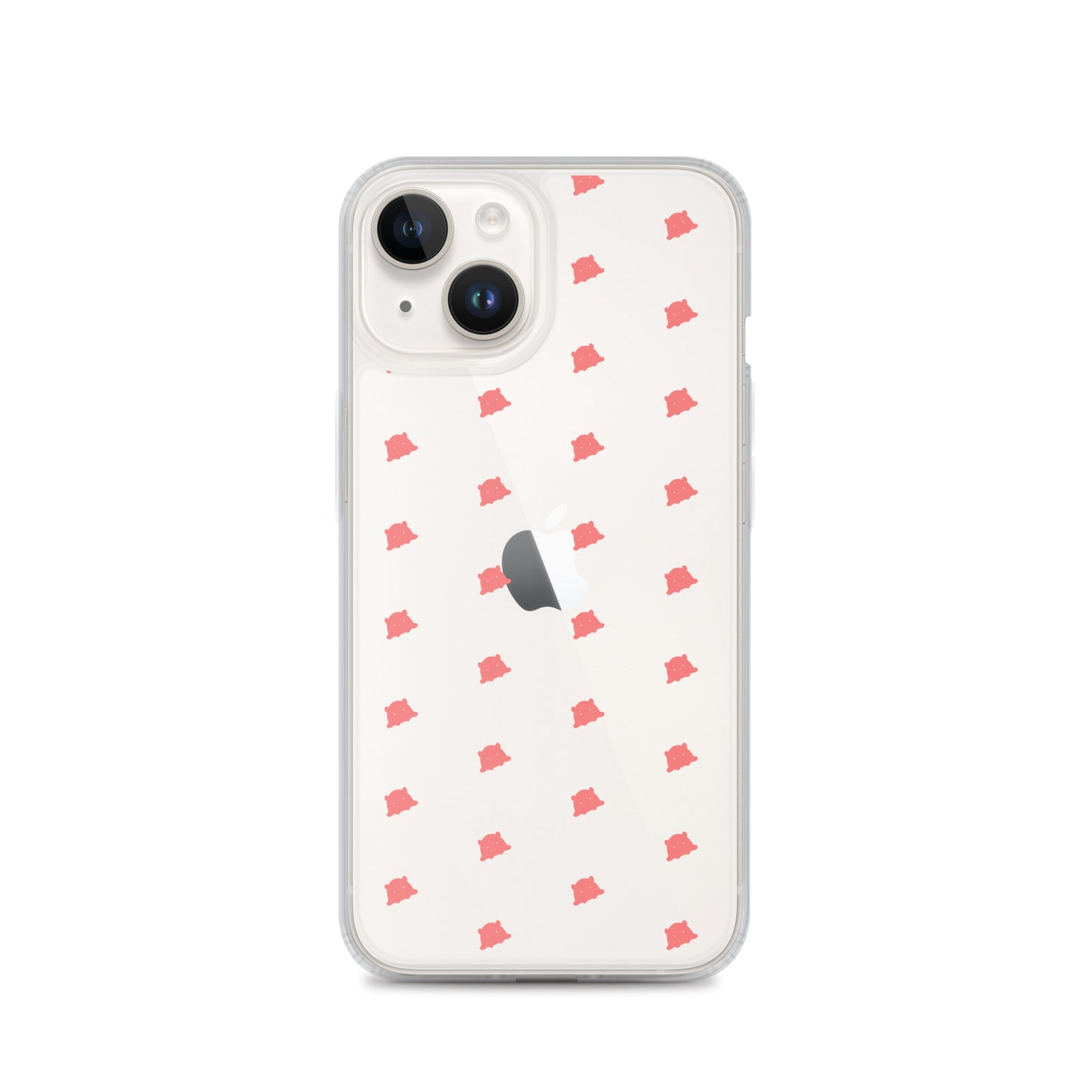 めんだこシルエットパターンiPhoneケース