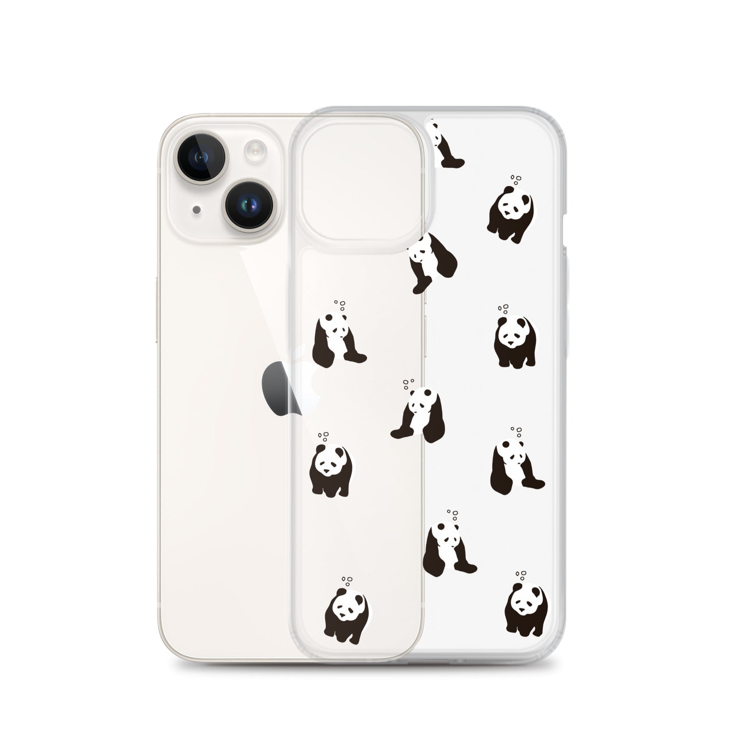 パンダ 眠たい iPhoneケース