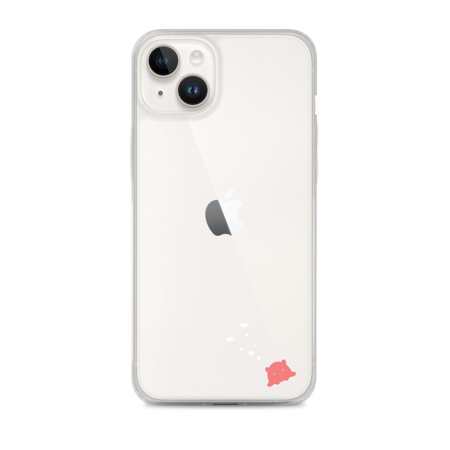 めんだこ&おさかなシルエット iPhoneケース