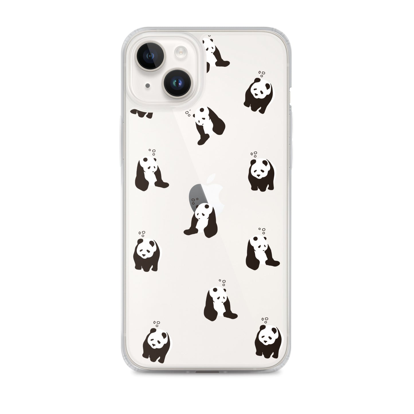 パンダ 眠たい iPhoneケース