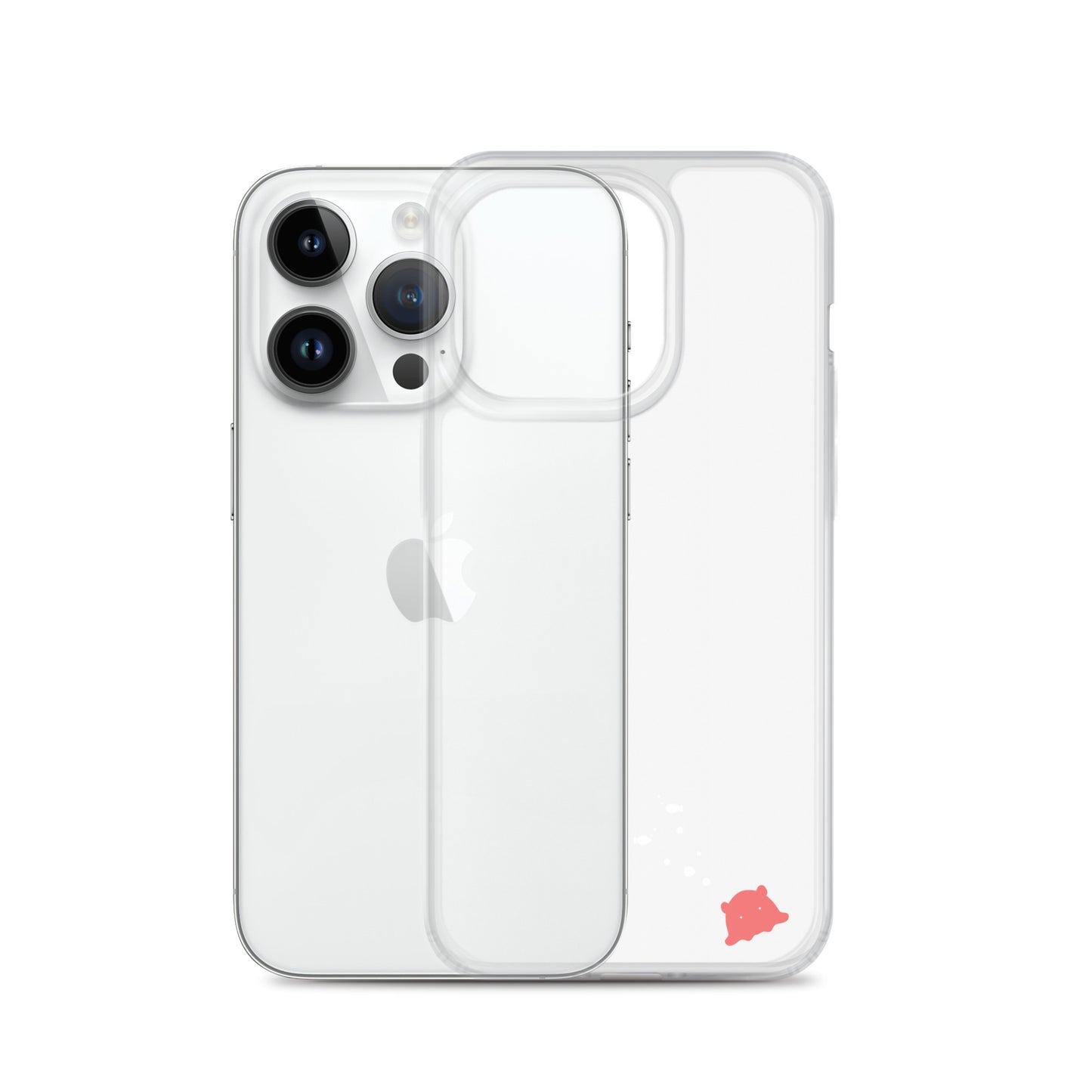 めんだこ&おさかなシルエット iPhoneケース