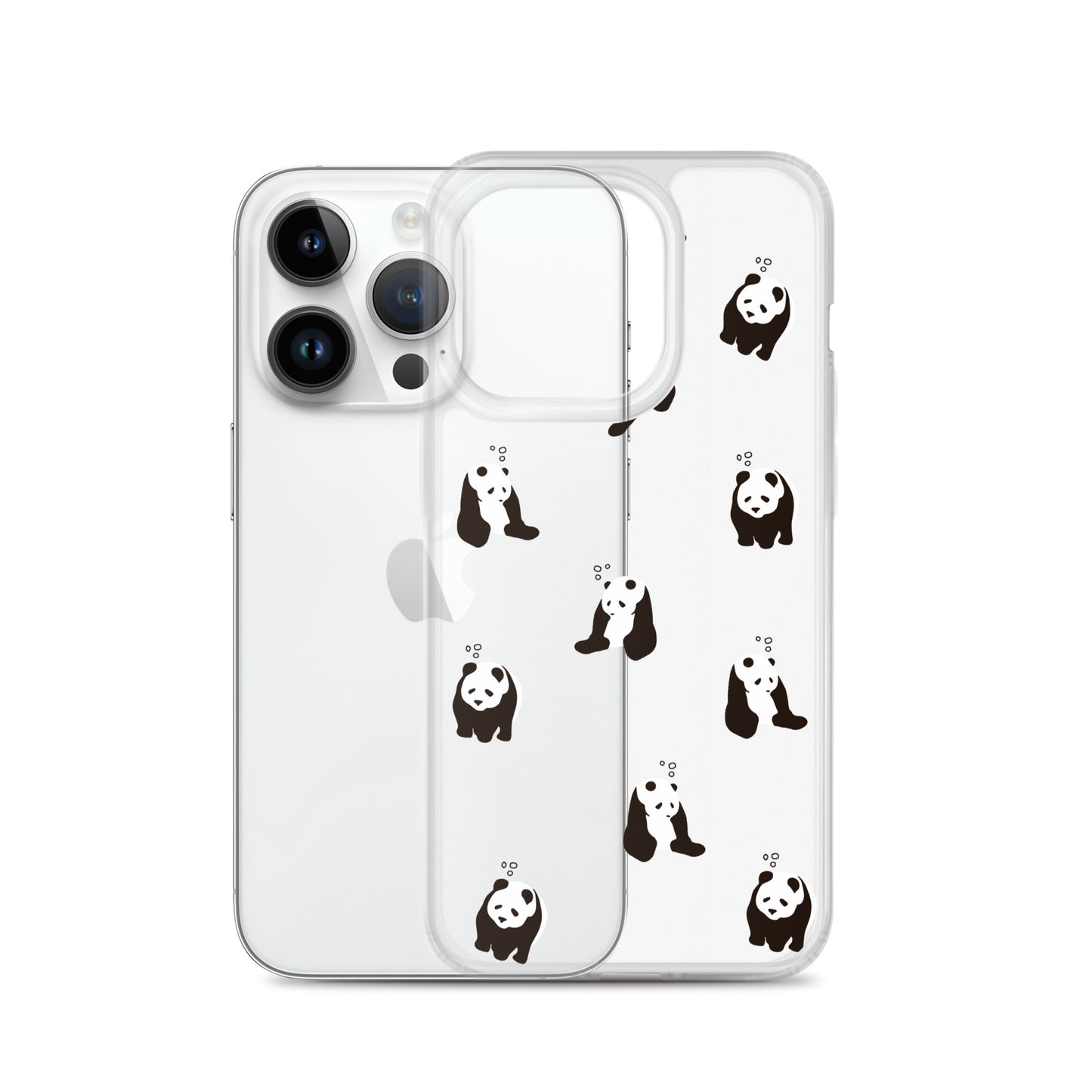 パンダ 眠たい iPhoneケース