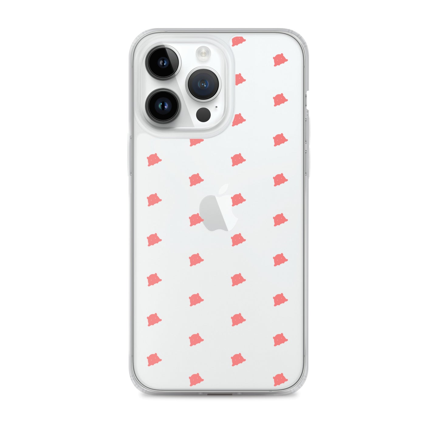 めんだこシルエットパターンiPhoneケース