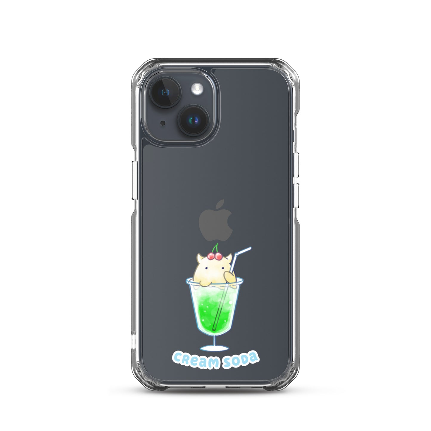 めんだこクリームソーダ スマホケース